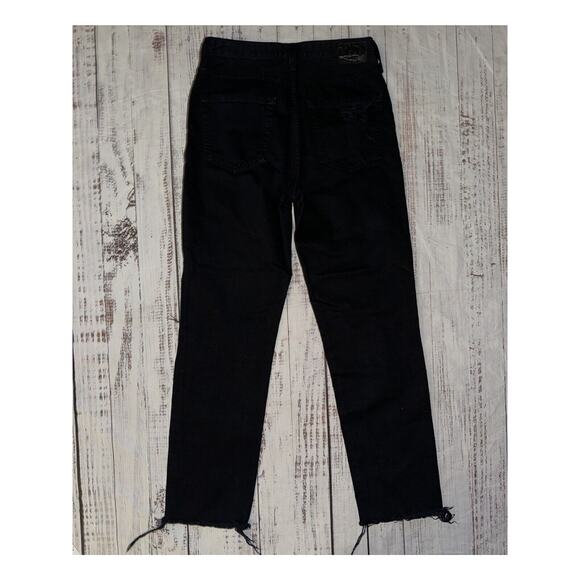 AG Adriano Goldschmied Black Straight Leg Phoebe Jeans - Picture 7 of 8